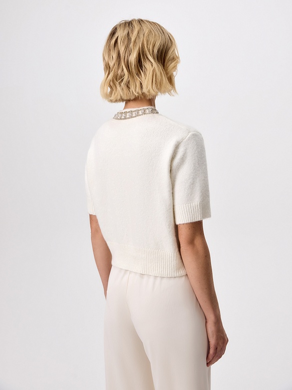 Кардиган из вискозы с добавлением шерсти POMPA арт.2610590kn0603