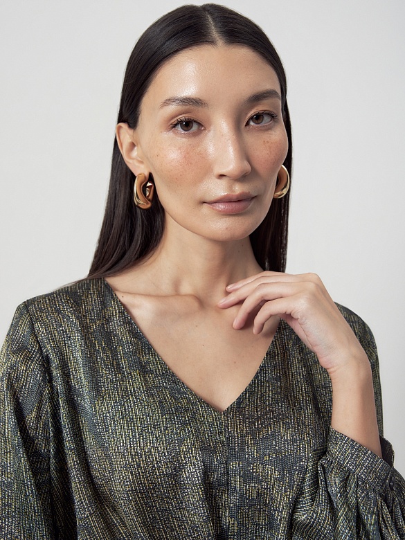 Платье с драпировкой POMPA арт.2139700so0890