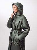 Пальто из непромокаемой плащёвой ткани с капюшоном POMPA арт.1015160i10041