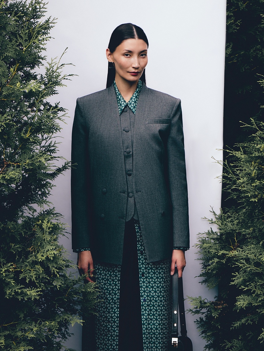 Жакет без лацканов