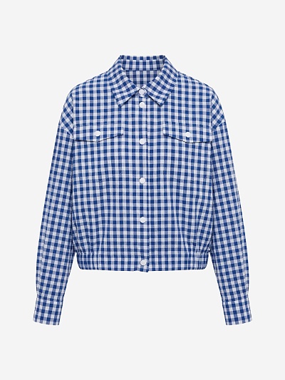 Жакет-бомбер из хлопка POMPA