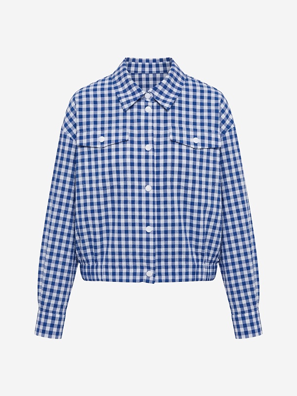 Жакет-бомбер из хлопка