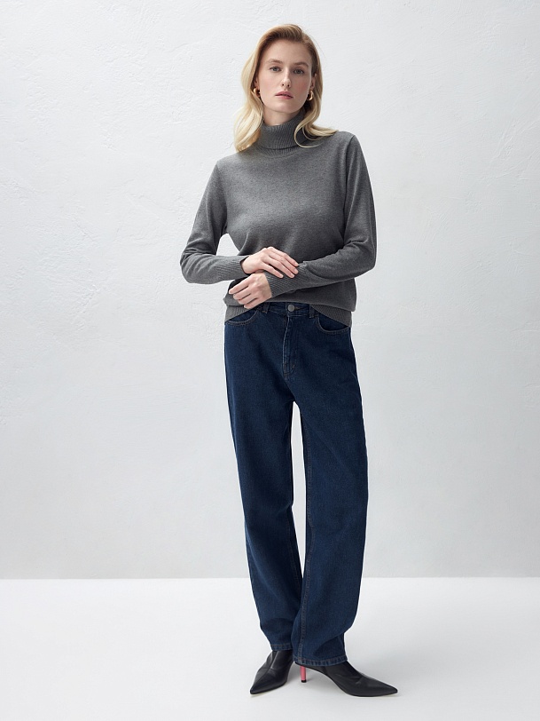 Водолазка из вискозы и хлопка