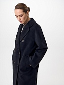 Пальто из шерсти и шелка с мембраной и утеплённой спинкой POMPA арт.1015976p90099