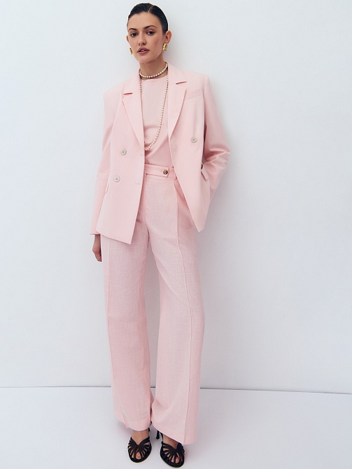 Брюки со стрелками из 100% хлопка