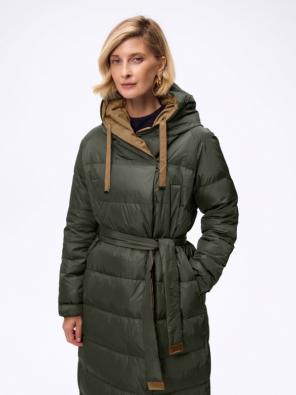 Пуховик двусторонний с утеплителем 90% пух и 10% перо POMPA арт.1016331i60049