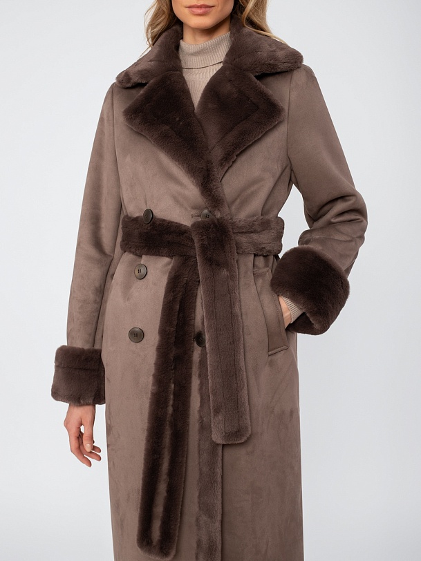 Дубленка из экомеха