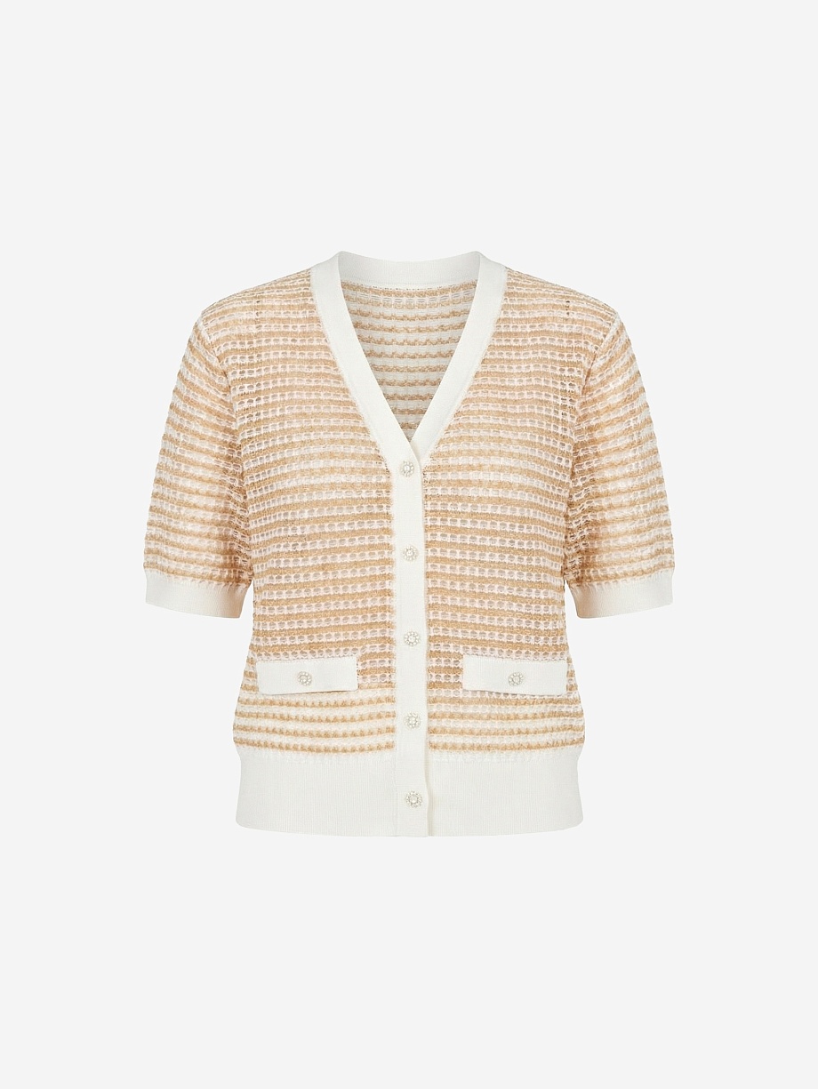 Кардиган из смесовой пряжи