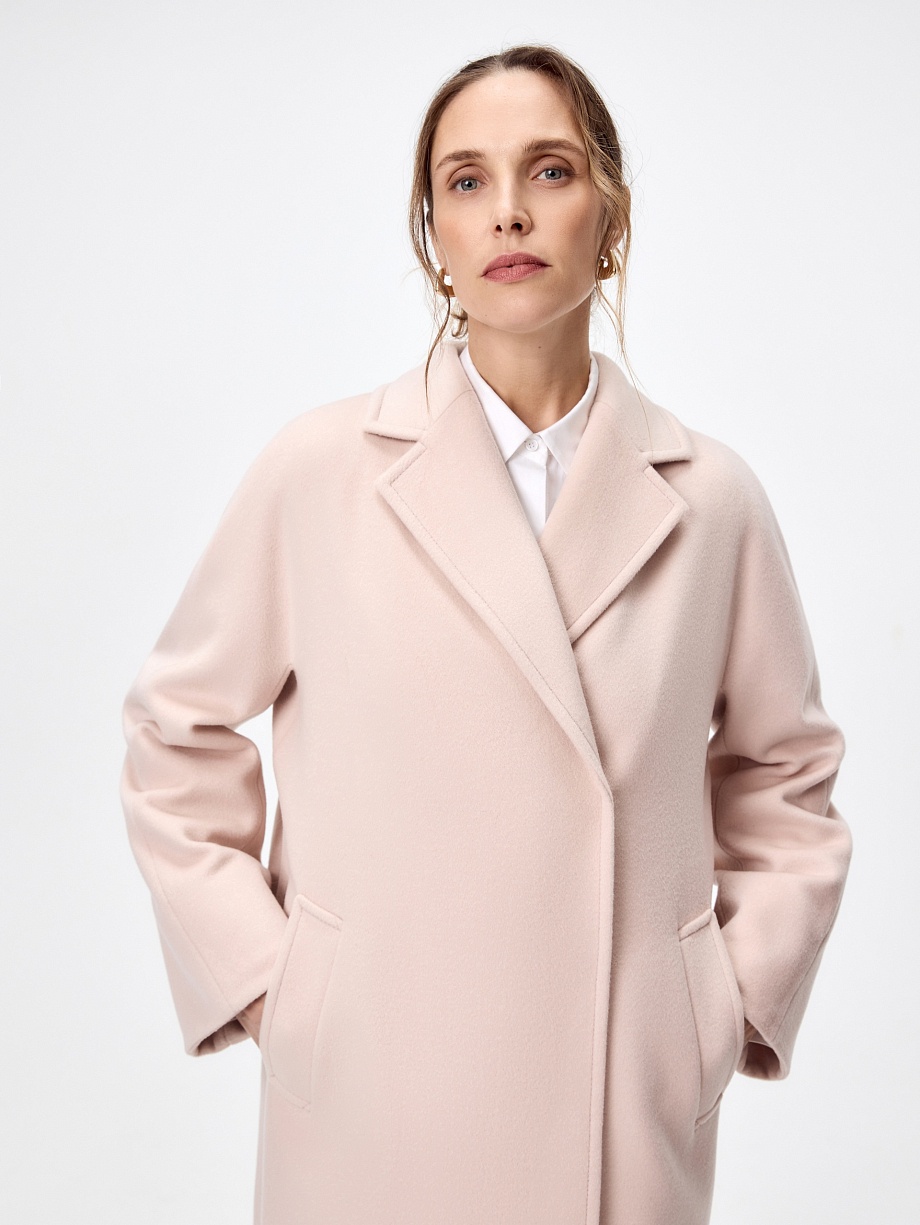 Пальто из 100% шерсти с мембраной