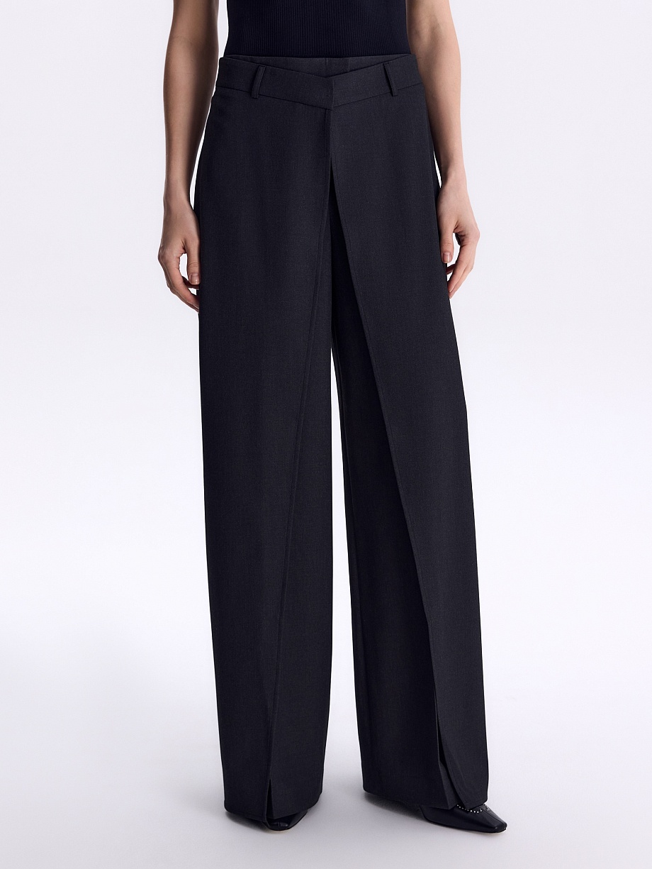 Брюки с запахом