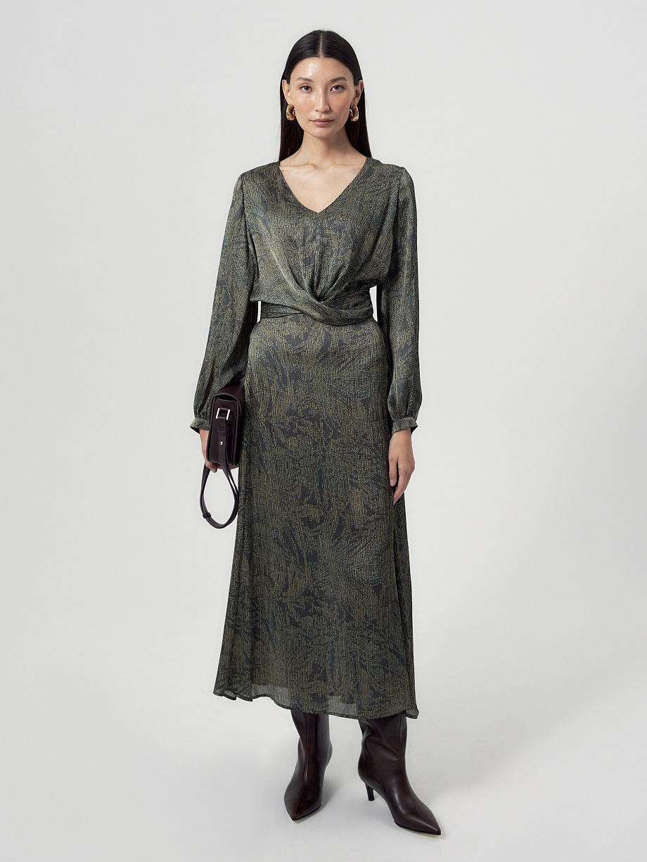 Платье с драпировкой