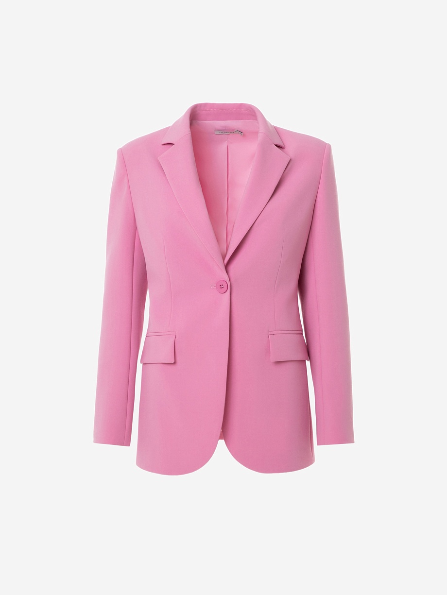 Приталенный жакет из костюмной ткани с вискозой