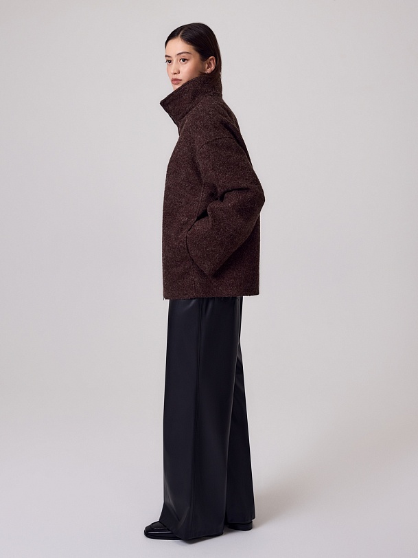 Куртка из шерсти с мембраной и утеплённой спинкой