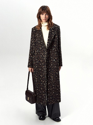 Пальто из шерсти с мембраной и утеплённой спинкой POMPA арт.1016191p90090