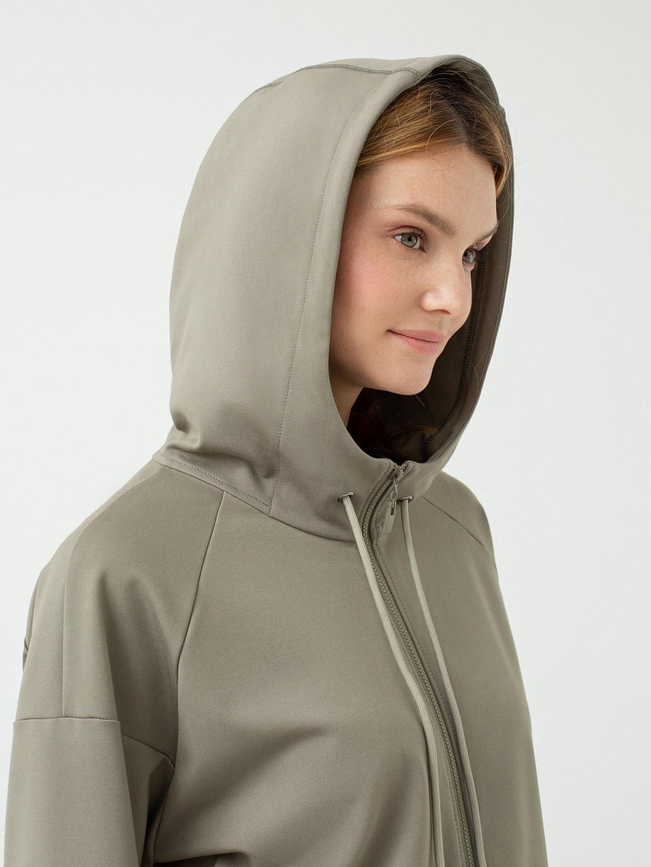 Толстовка женская с капюшоном