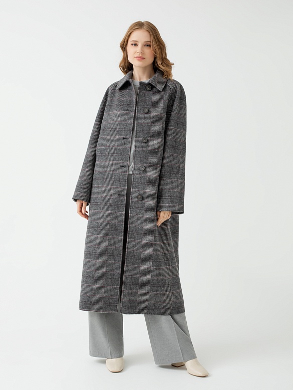 Пальто женское еврозима с мембраной и утепленной спинкой POMPA арт.1014570p90090