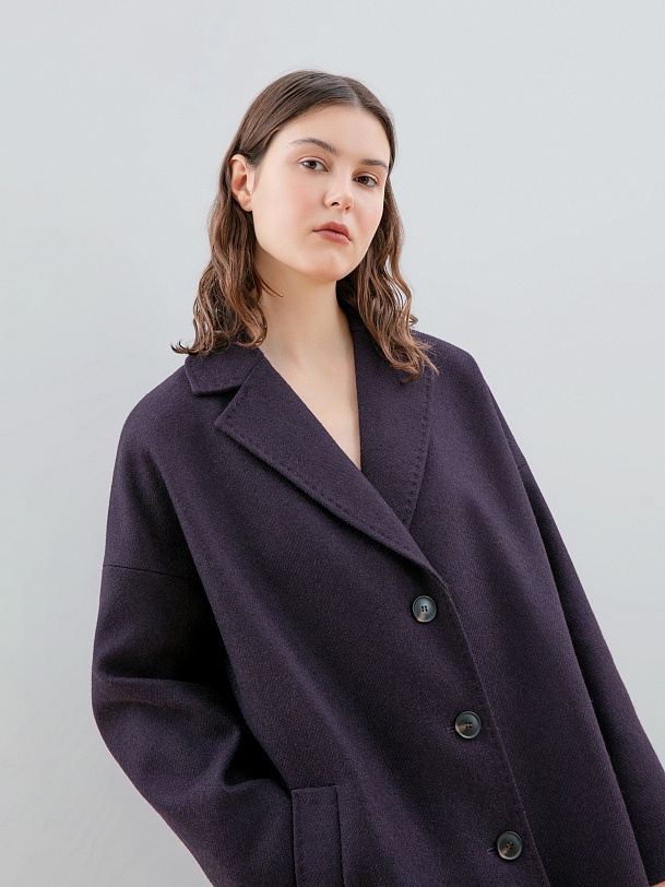 Пальто из премиальной шерсти с мембраной