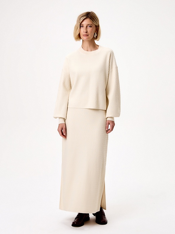 Джемпер из фактурной вискозы POMPA арт.3218100kn2702