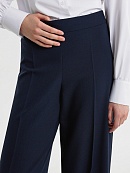 Расклешенные брюки со стрелками из костюмной вискозной ткани POMPA арт.3110080uf1364