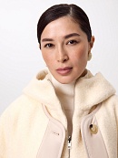 Двусторонняя зимняя экошуба со съёмным капюшоном POMPA арт.1014490p60803