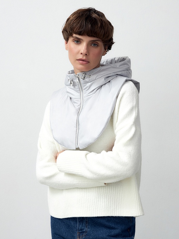 Съемный утеплённый непромокаемый капюшон