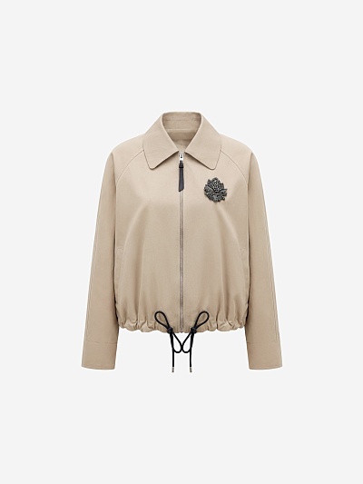 Куртка из премиального хлопка с водоотталкивающим покрытием POMPA