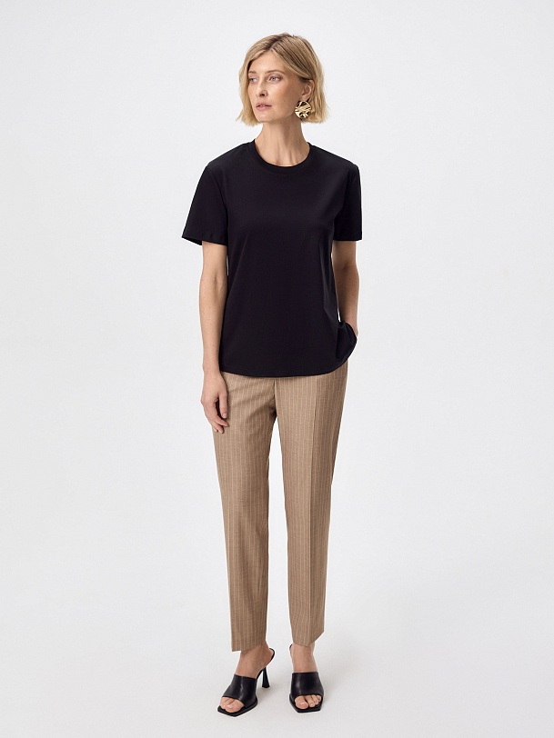 Футболка из 100% мерсеризированного хлопка