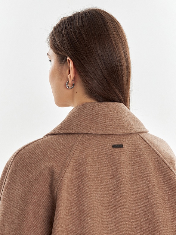 Укороченное пальто с мембраной POMPA арт.3025420p10007