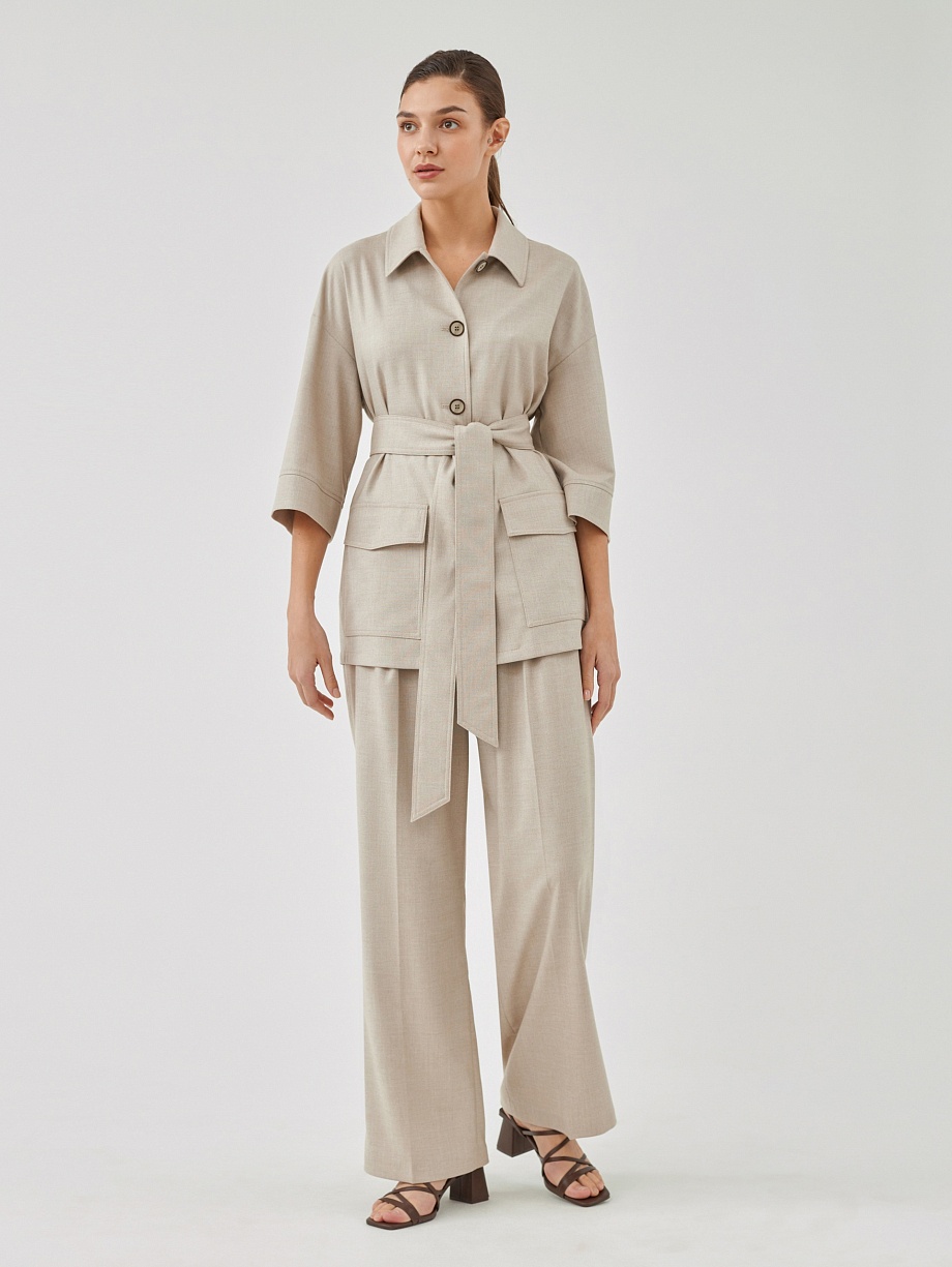 Жакет в стиле сафари