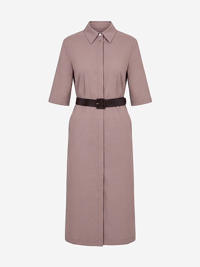 Платье сафари из хлопка POMPA