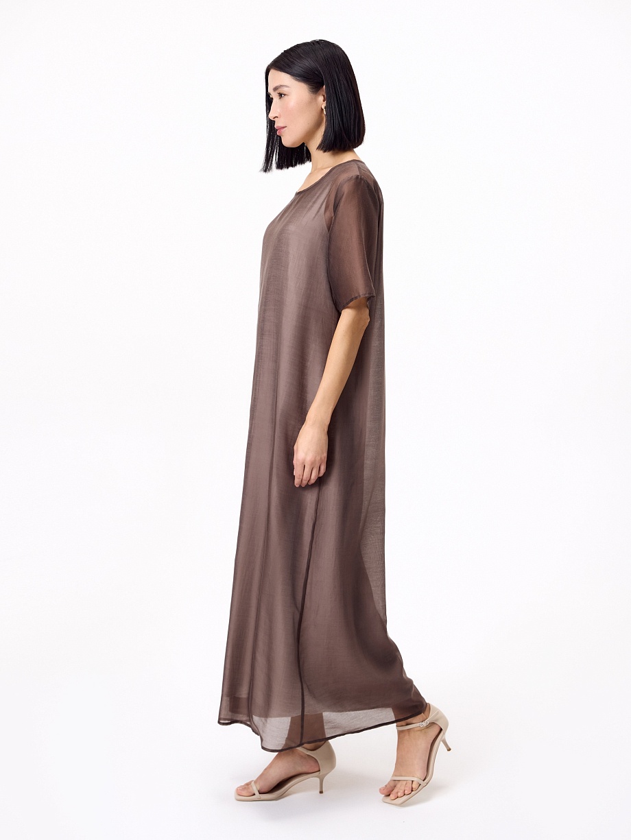 Двуслойное платье-футболка