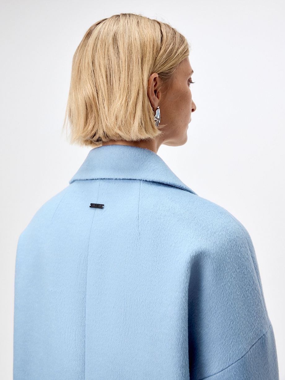 Шерстяное пальто с мембраной