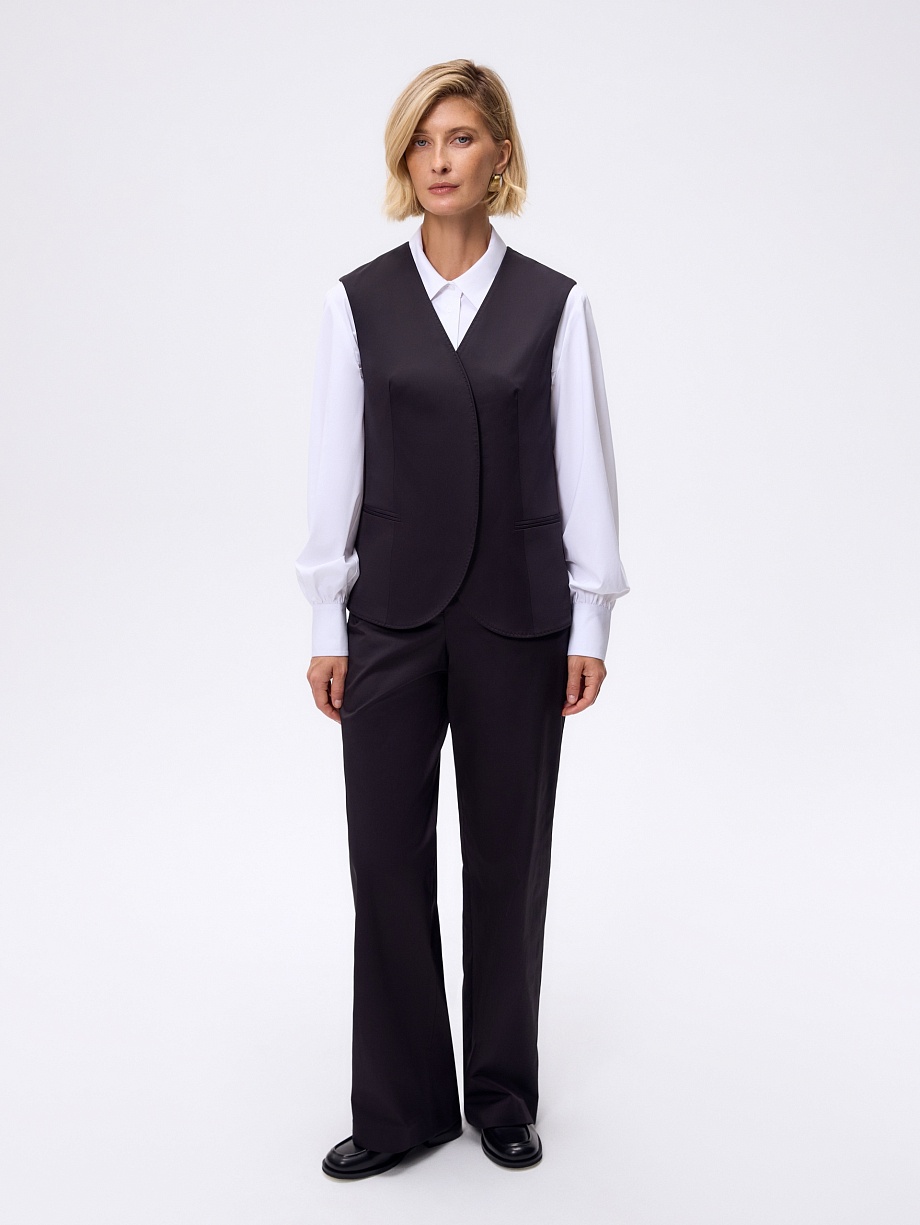 Жилет удлиненный