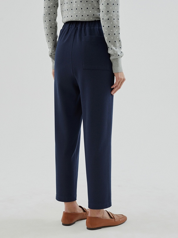 Трикотажные брюки на эластичном поясе