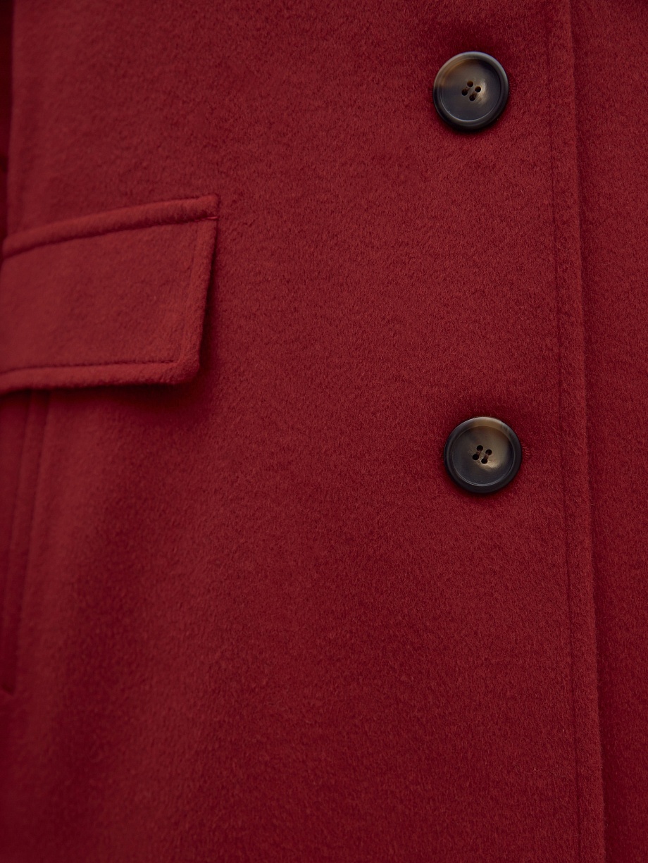 Шерстяное полупальто с мембраной