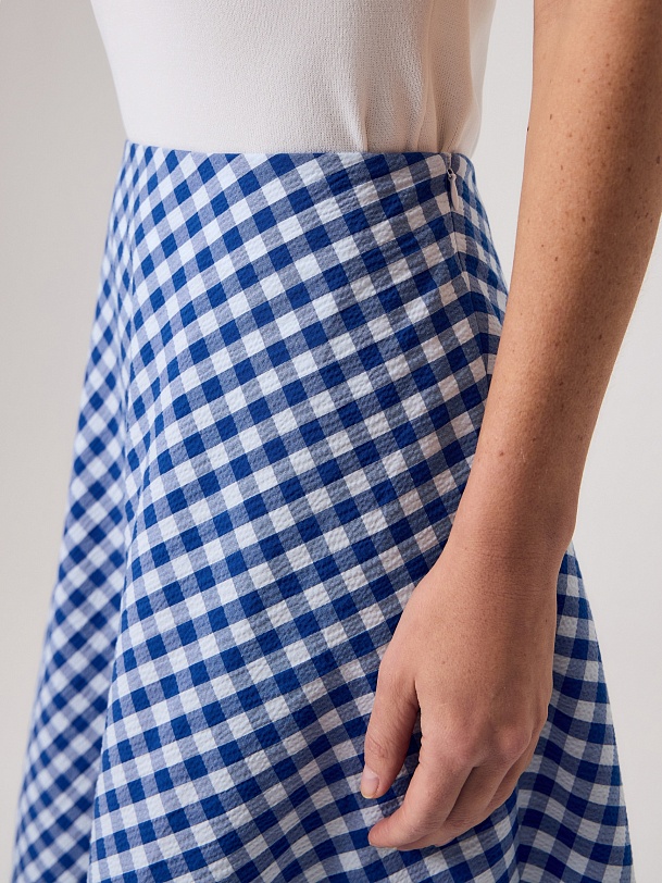 Юбка трапеция из хлопка