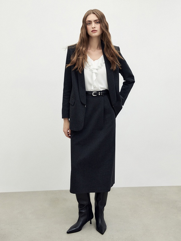 Жакет из жаккардового трикотажа POMPA арт.1390861jr1390