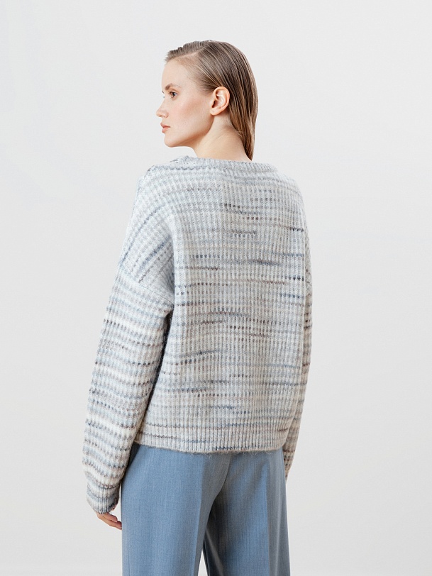 Джемпер крупной вязки