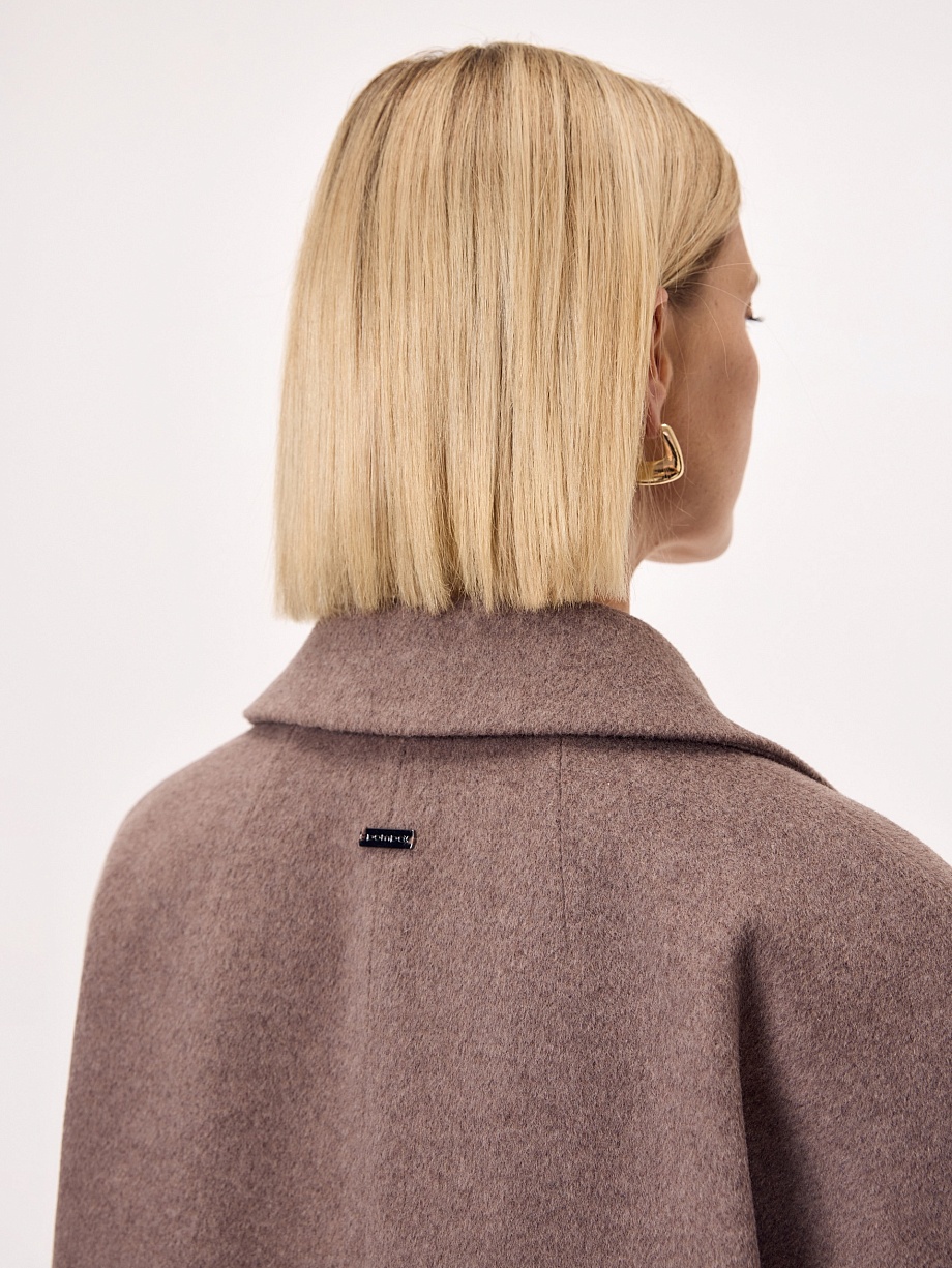 Пальто из шерсти с мембраной