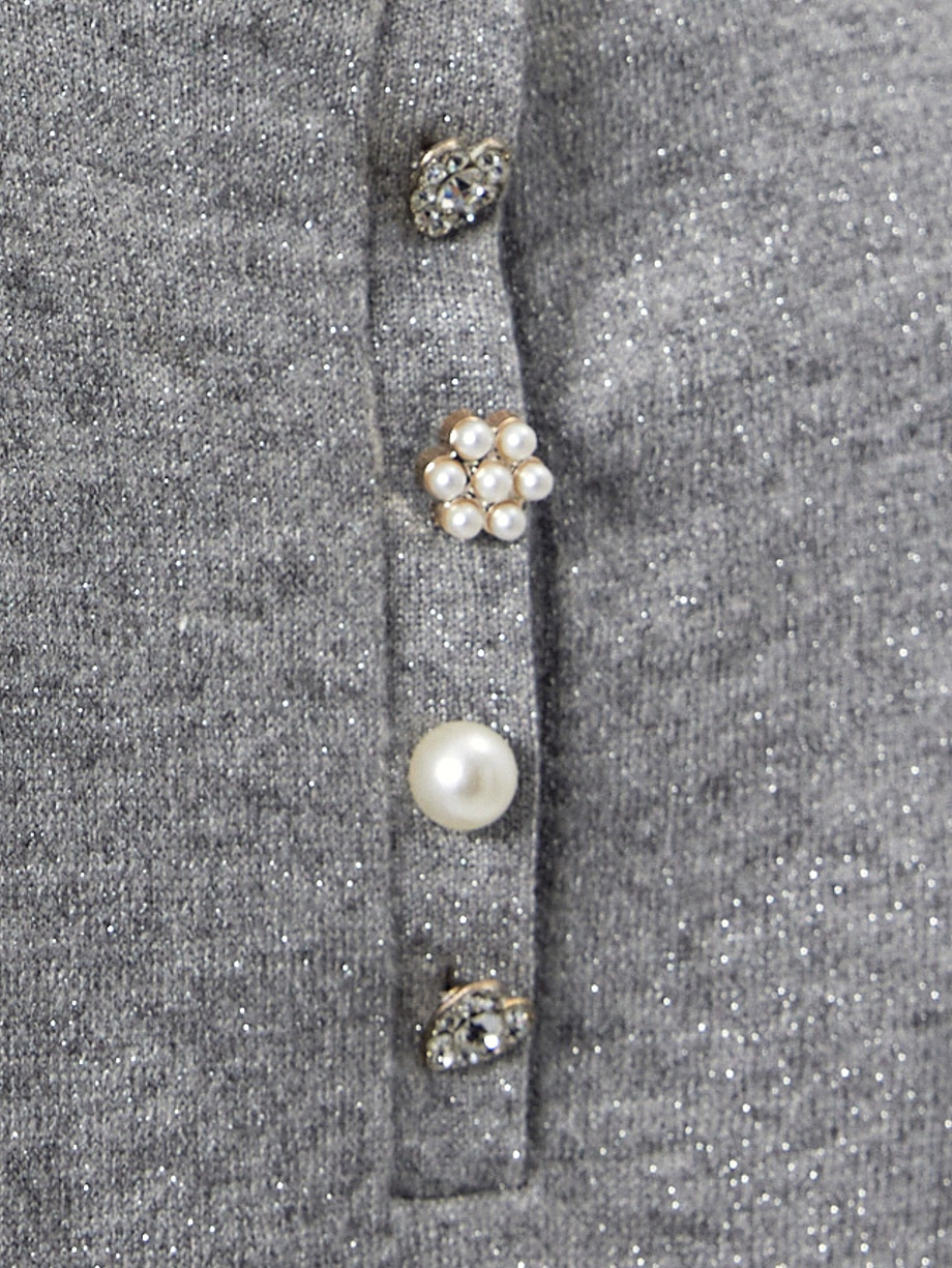 Джемпер из вискозы с люрексом 