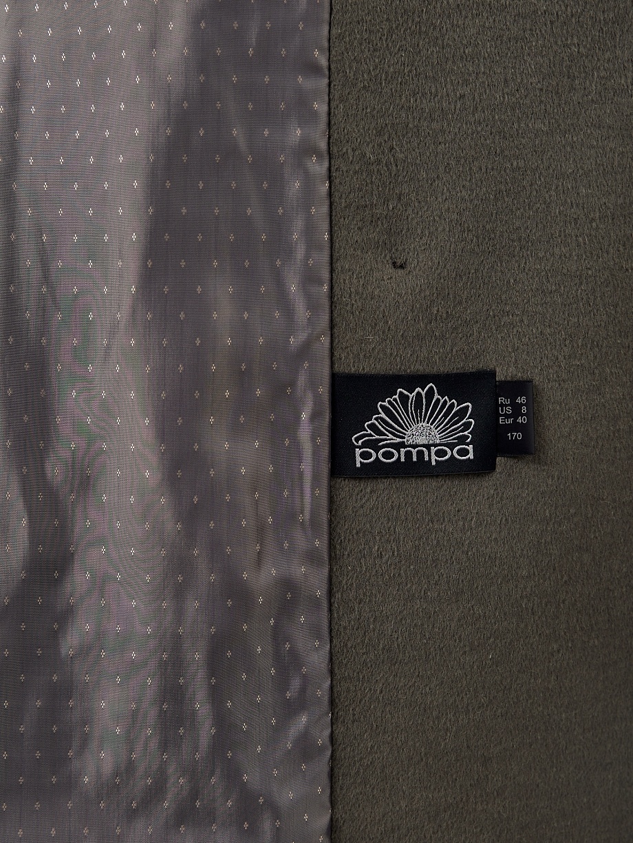 Шерстяное демисезонное пальто с мембраной