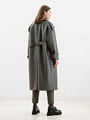 Пальто женское еврозима с мембраной и утепленной спинкой POMPA арт.1014220p90091