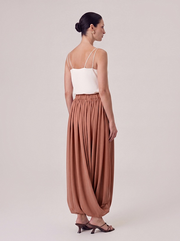 Асимметричная юбка-баллон