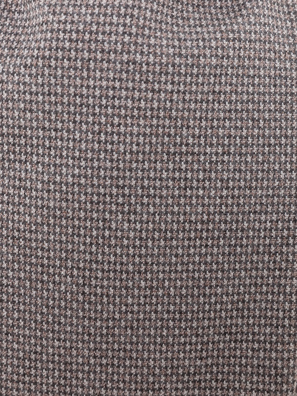 Трикотажный жакет с  V-образным вырезом в принте "пье-де-пуль"