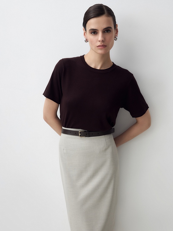 Вязаный джемпер из вискозы