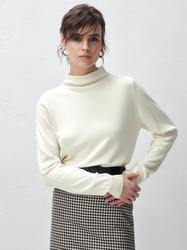 Водолазка из вискозы и хлопка