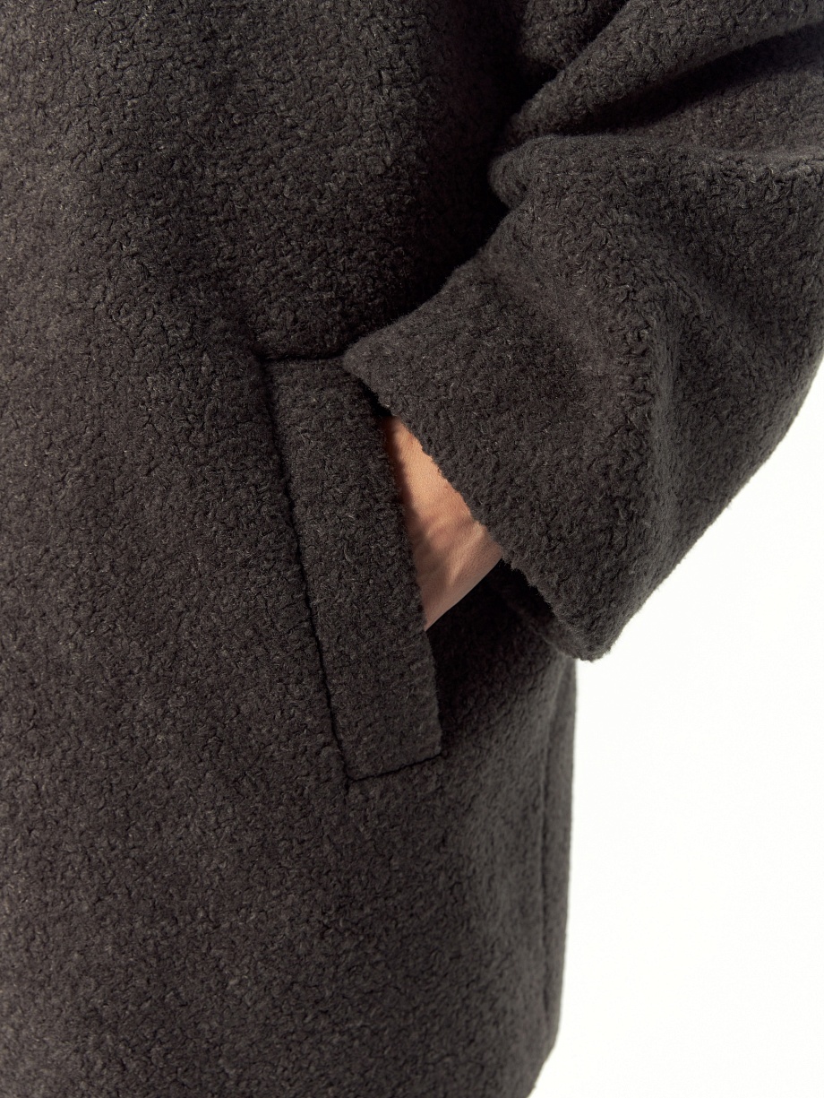 Укороченная экошуба с утеплителем и мембраной