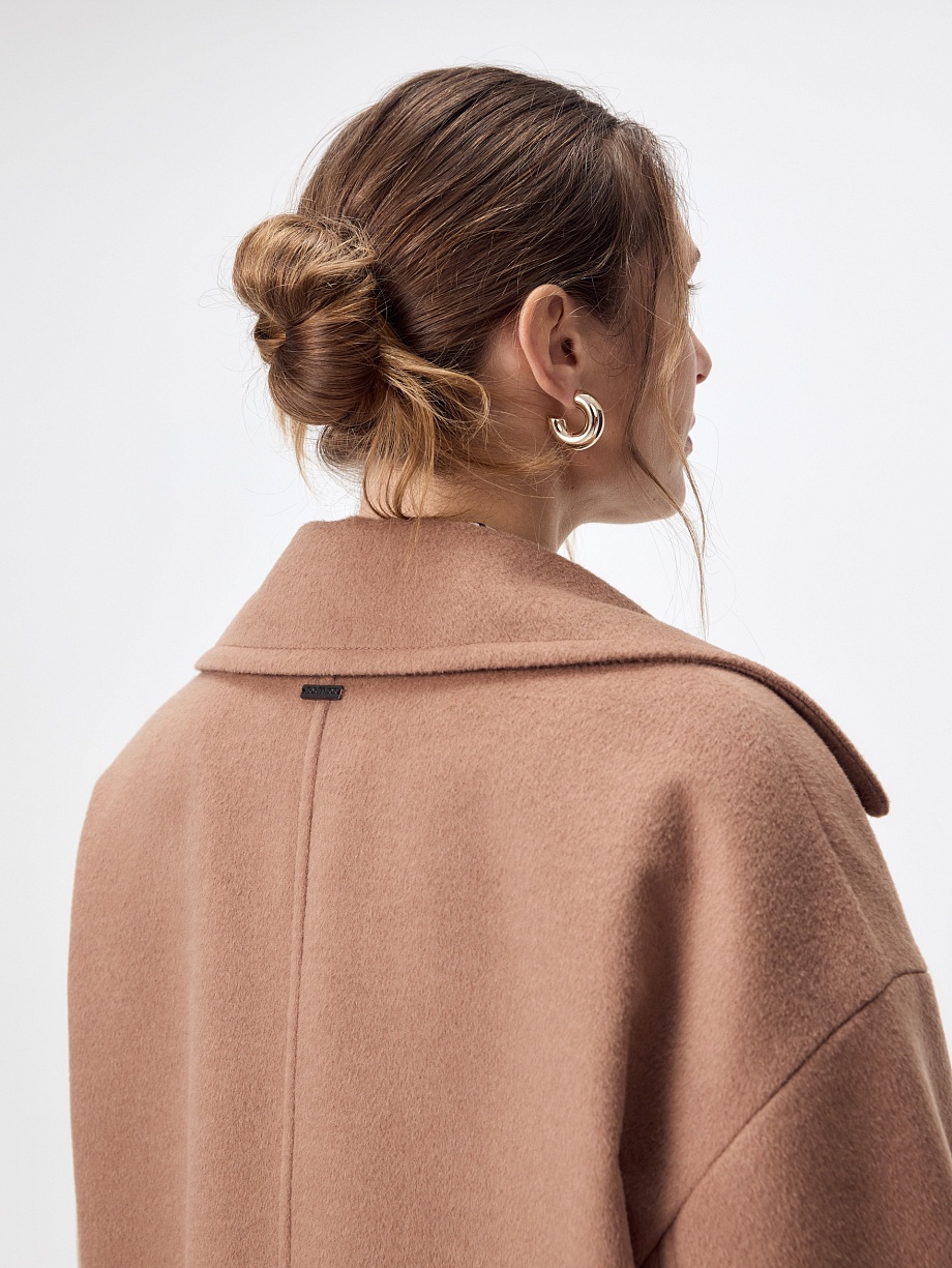 Укороченное пальто бушлат с мембраной