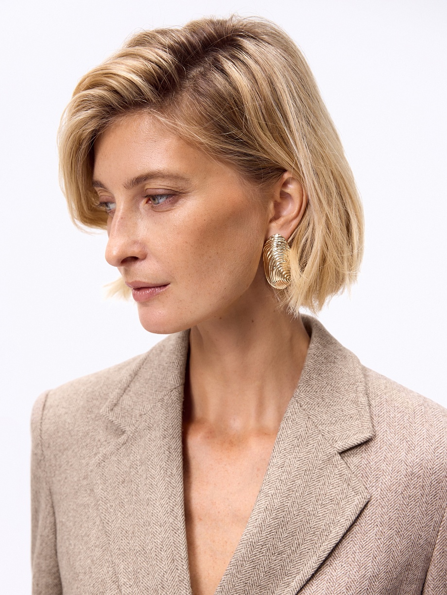 Жакет из премиальной костюмной ткани с шерстью