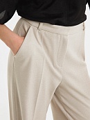 Прямые брюки свободного силуэта из костюмной ткани POMPA арт.3119982ma0105